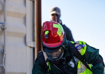Photo of Georgia Air National Guard and Army National Guard members during the Homeland Response Force External Evaluation