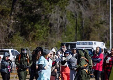 Photo of Georgia Air National Guard and Army National Guard members during the Homeland Response Force External Evaluation