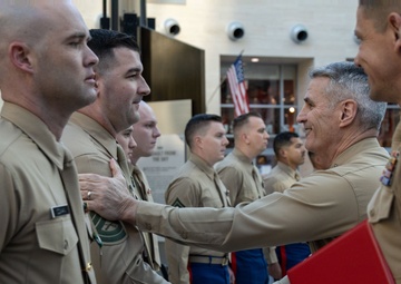Recruiters of the Year Recognized at the Commandant’s Combined Awards Ceremony
