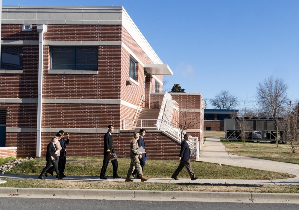 Japanese National Defense Medical College visit the Walter Reed Army Institute of Research