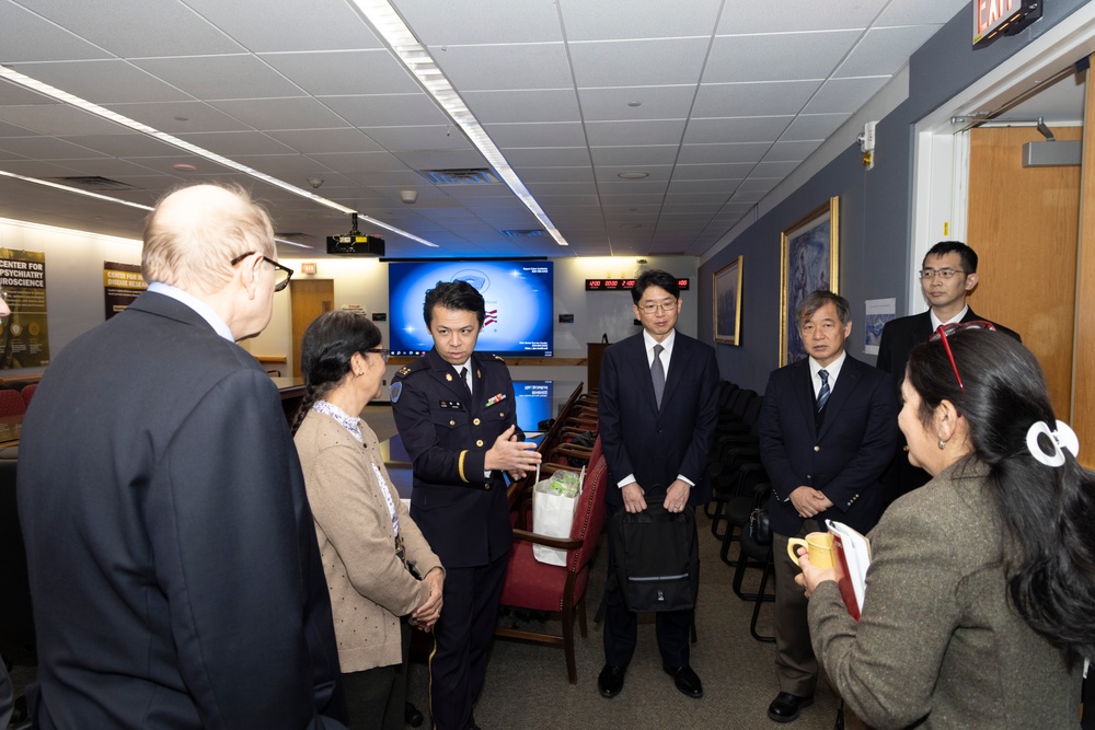 Japanese National Defense Medical College visit the Walter Reed Army Institute of Research