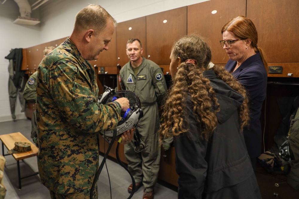 Ms. Skelly tours MCAS Beaufort