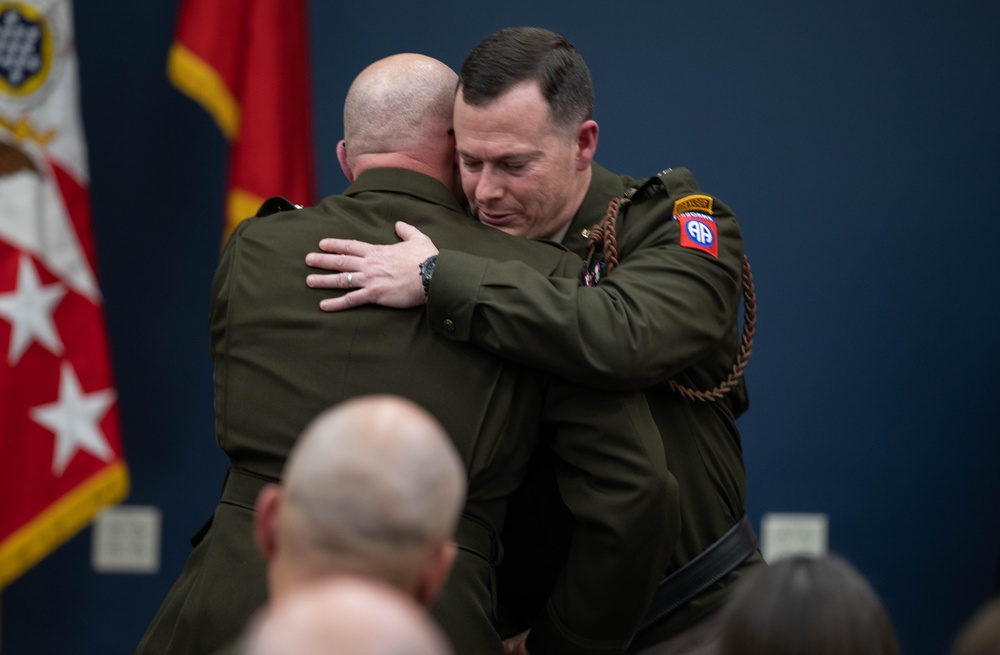 The 82nd Airborne Division - Col. Andrew Saslav promotion to Brigadier General