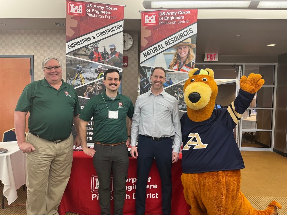 USACE Pittsburgh District attends the University of Akron Career Fair