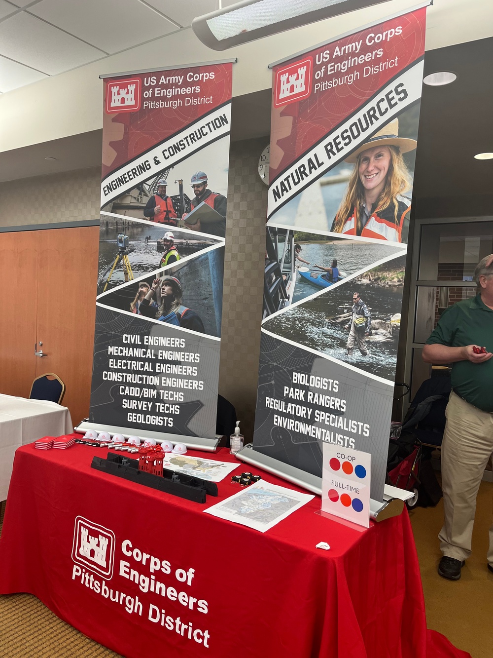 USACE Pittsburgh District attends the University of Akron Career Fair