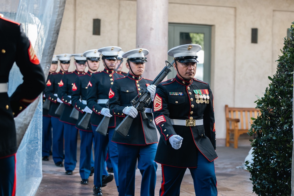 Camp Pendleton Marines participate in annual Reagan wreath-laying ceremony