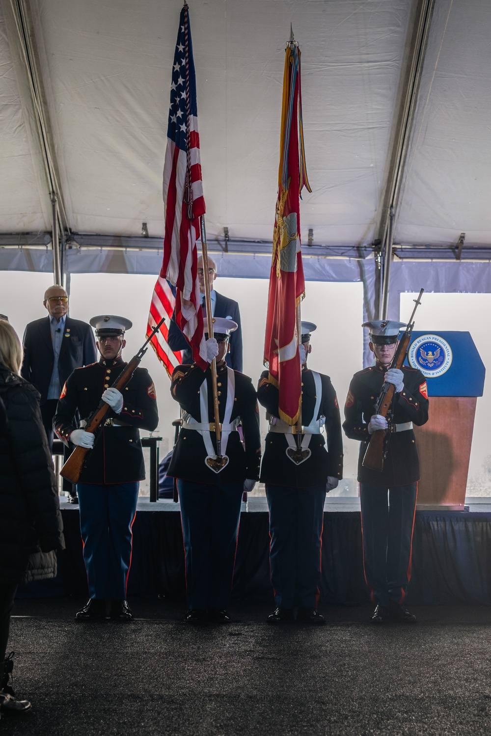 Camp Pendleton Marines participate in annual Reagan wreath-laying ceremony