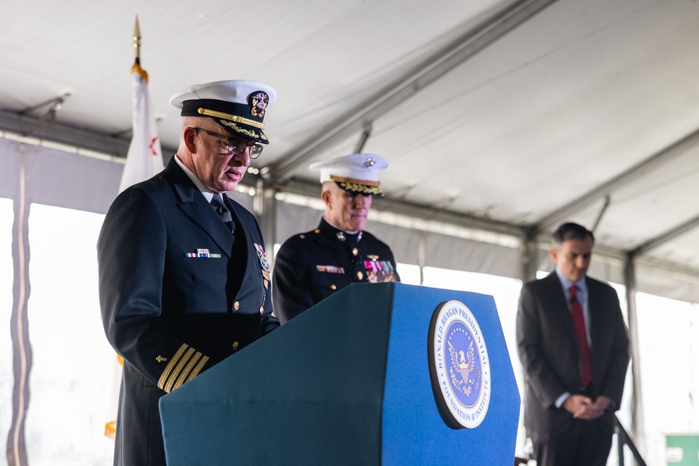 Camp Pendleton Marines participate in annual Reagan wreath-laying ceremony