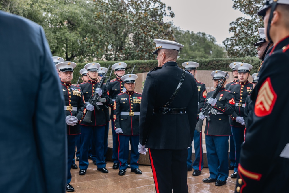 Camp Pendleton Marines participate in annual Reagan wreath-laying ceremony