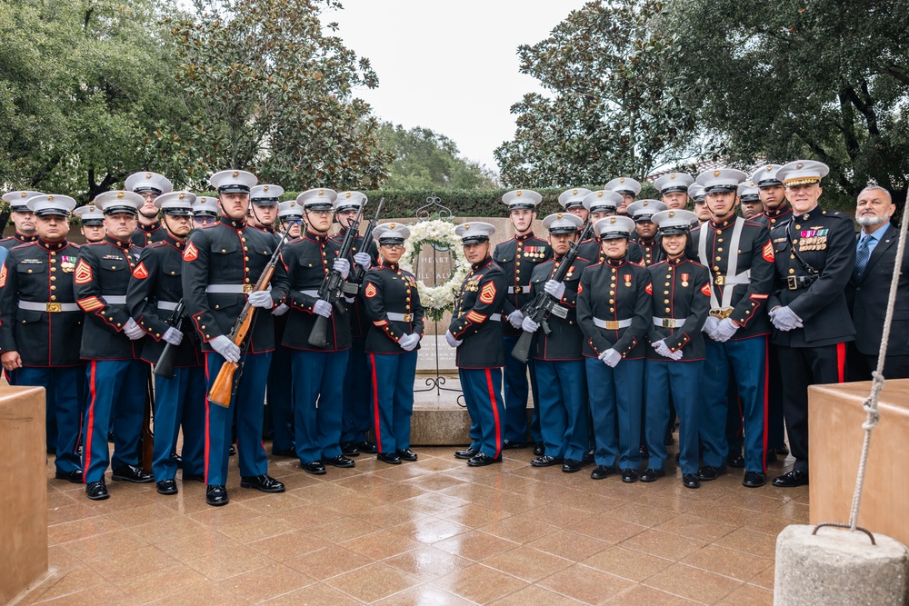 Camp Pendleton Marines participate in annual Reagan wreath-laying ceremony