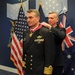 The Under Secretary of the Navy Erik Raven presents Royal Australian Navy Vice Adm. Jonathan Mead with the Legion of Merit
