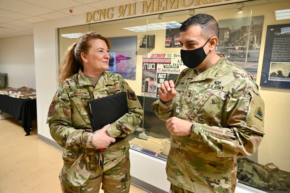 D.C. National Guard holds capabilities brief and tour for National Guard Bureau J1