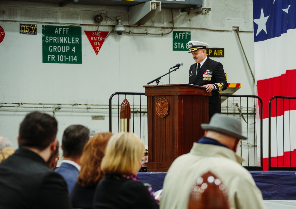 USS George Washington Conducts Change of Command