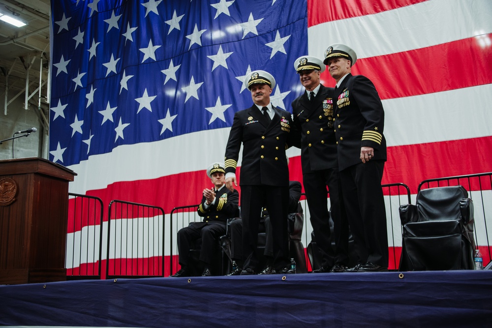 USS George Washington Conducts Change of Command