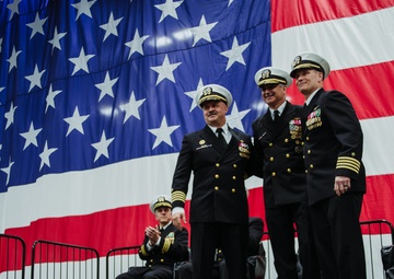 USS George Washington Conducts Change of Command