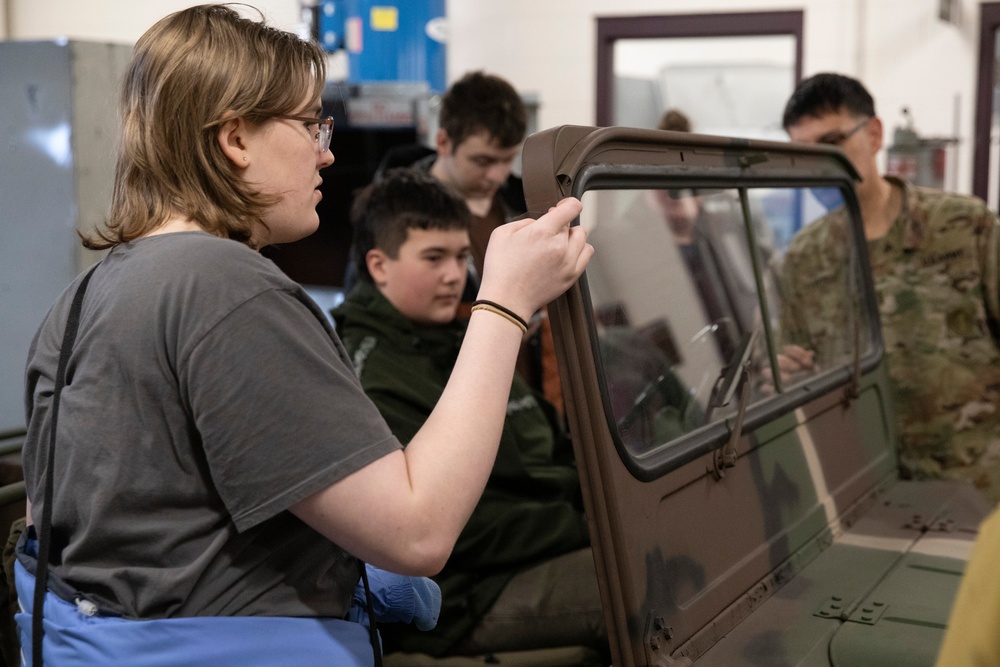 Raven Homeschool Tour: Vietnam era jeep