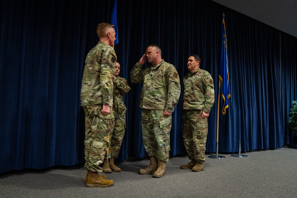 Maj. Lewis Roberts Assumes Command of the 152nd Security Forces Squadron