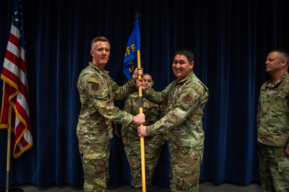 Maj. Lewis Roberts Assumes Command of the 152nd Security Forces Squadron