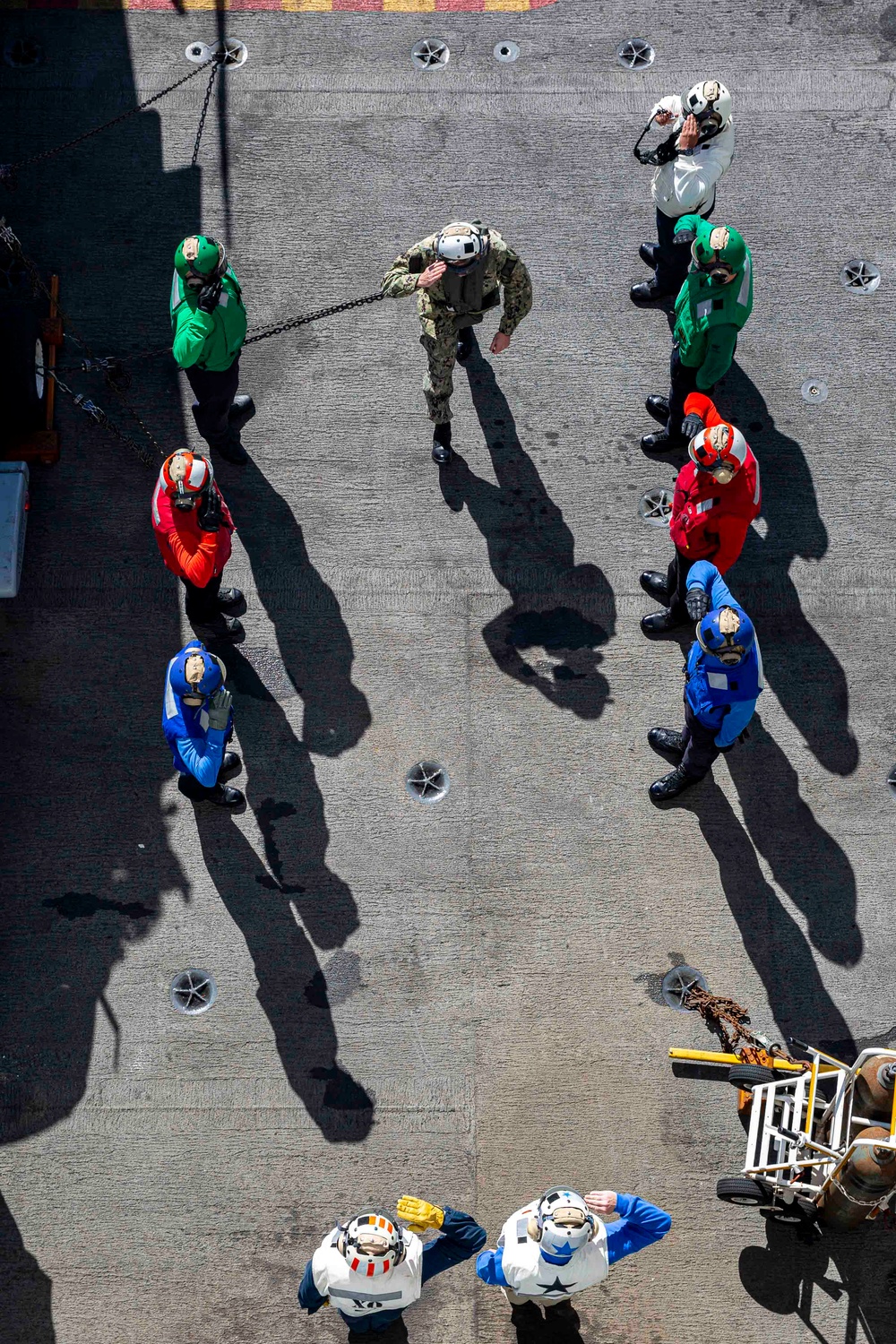 Abraham Lincoln welcomes Carrier Strike Group 15