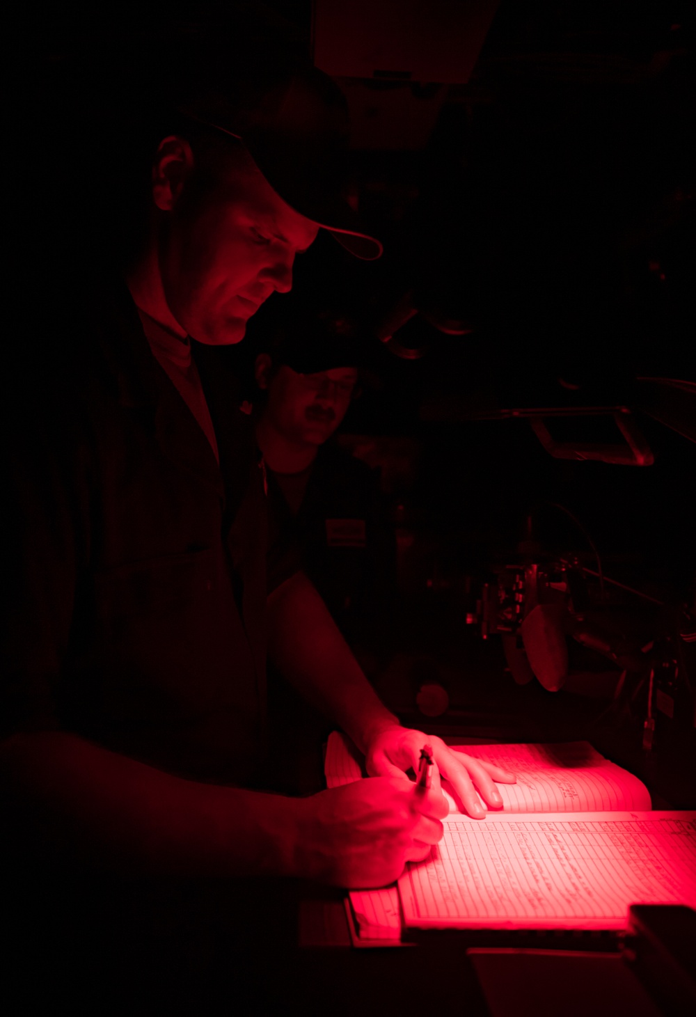 USS America Conducts Routine Operations at Night