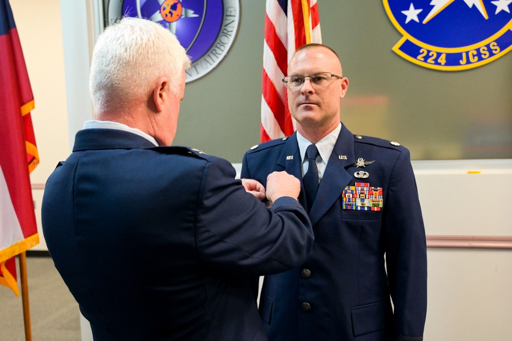 224th Joint Communications Squadron hosts Change of Command ceremony
