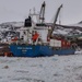 Coast Guard Cutter Polar Star (WAGB 10) escorts supply ships to McMurdo Station, Antarctica