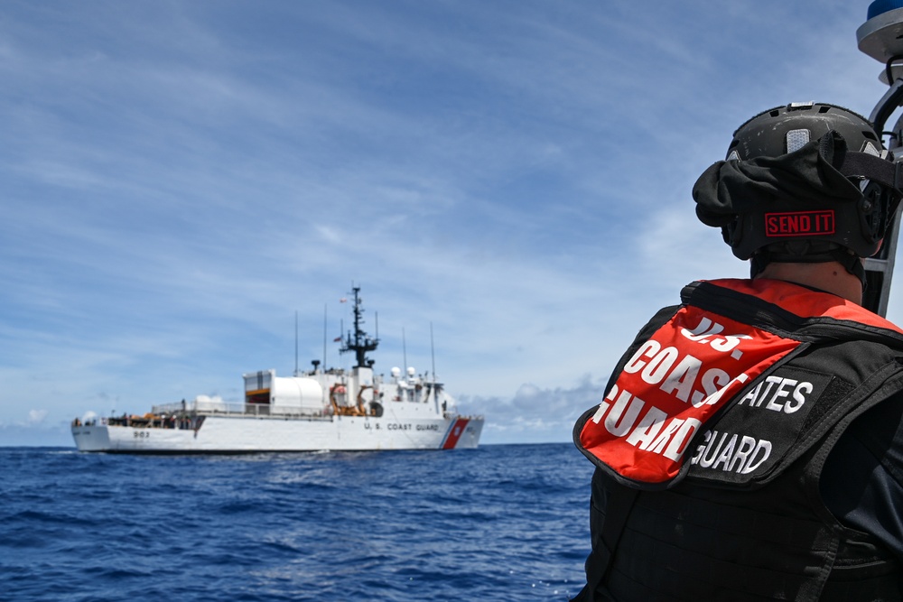 U.S. Coast Guard Cutter Harriet Lane, Samoan shipriders conduct boardings