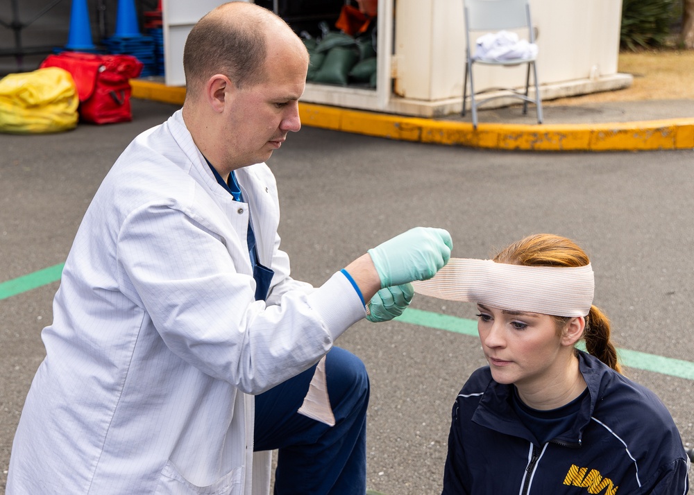 USNH Yokosuka Holds Mass Casualty Drill