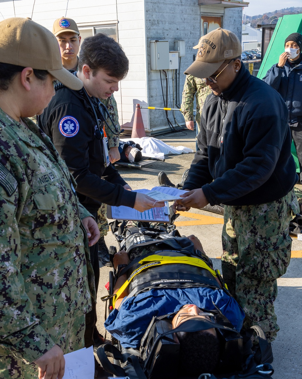 USNH Yokosuka Holds Mass Casualty Drill