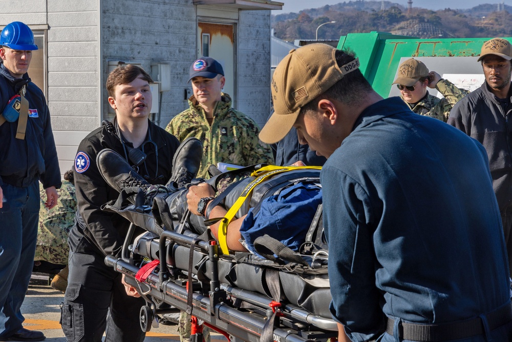 USNH Yokosuka Holds Mass Casualty Drill