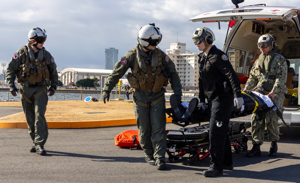 USNH Yokosuka Holds Mass Casualty Drill