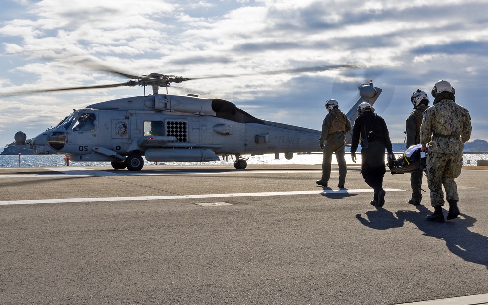 USNH Yokosuka Holds Mass Casualty Drill