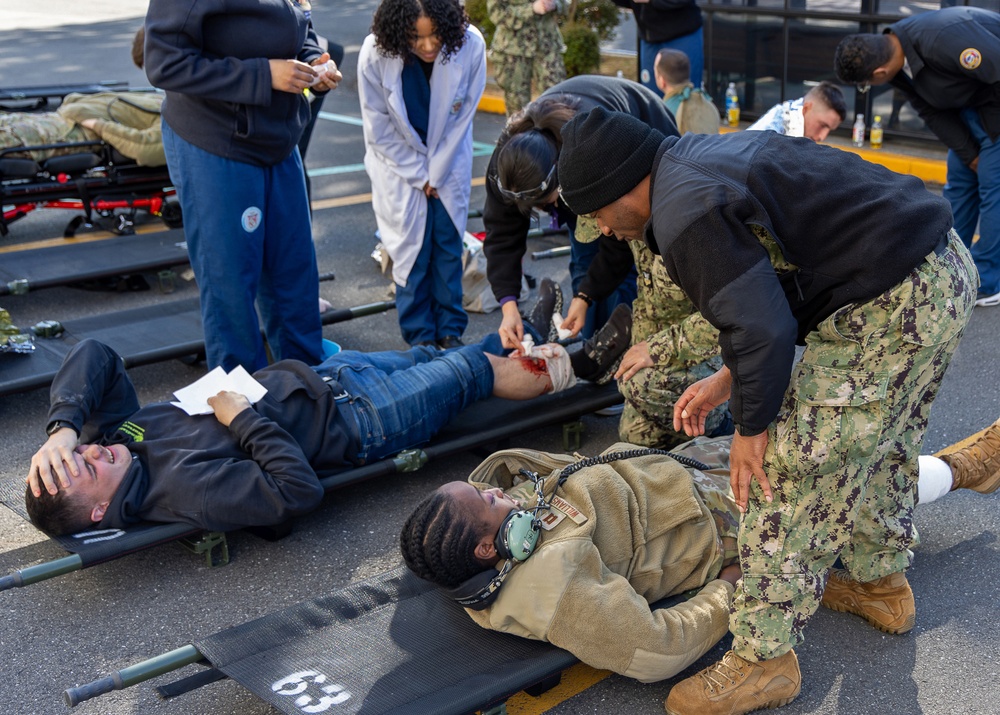 USNH Yokosuka Holds Mass Casualty Drill