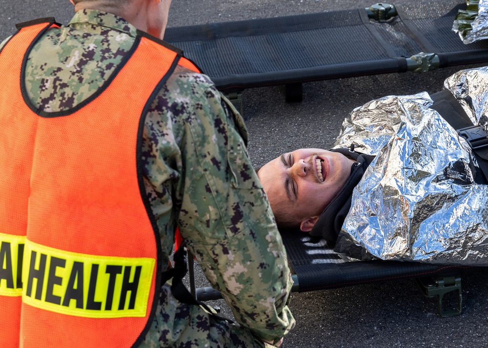 USNH Yokosuka Holds Mass Casualty Drill