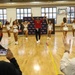 Washington Commanders NFL Dance Team visit soldiers in Poland during Pro Blitz Tour