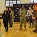 Washington Commanders NFL Dance Team visit soldiers in Poland during Pro Blitz Tour