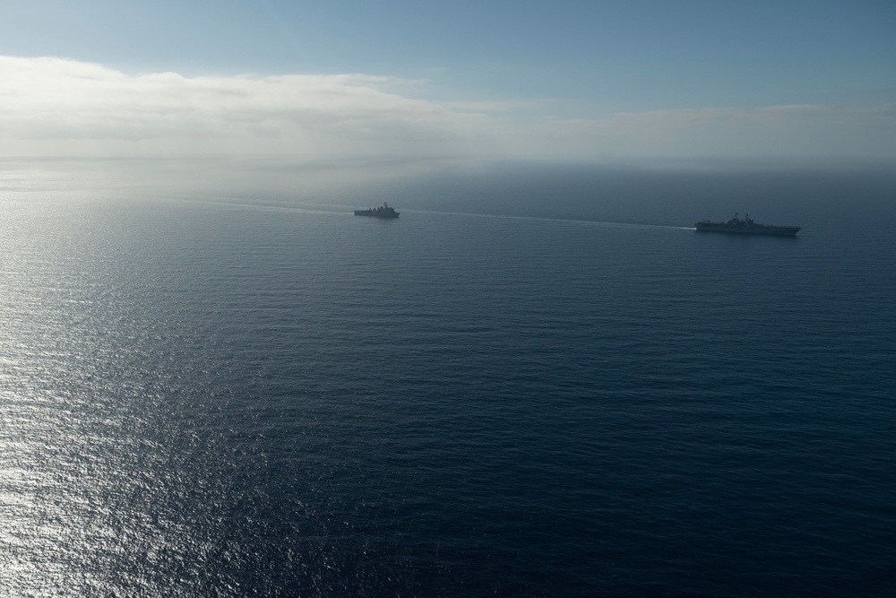 Bataan ARG Conducts Passing Exercise with Turkish Navy