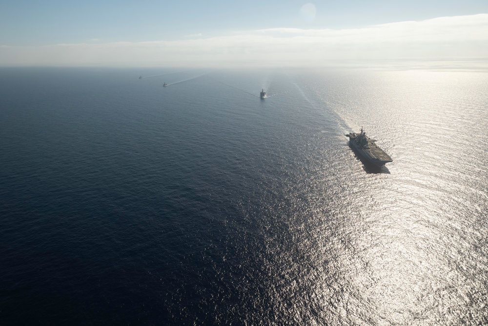 Bataan ARG Conducts Passing Exercise with Turkish Navy
