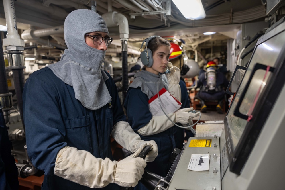 USS Dewey Loss of Steering Drill