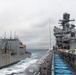 USS America conducts RAS