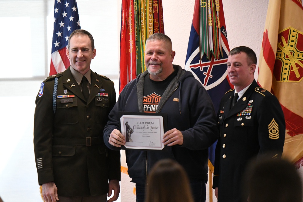Fort Drum civilian employees lauded for jobs well done