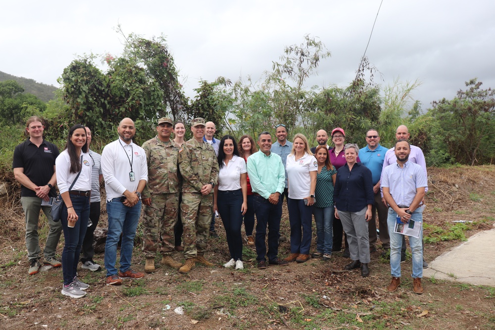 U.S. Army Corps of Engineers (USACE) headquarters Supplemental team traveled to Puerto Rico to meet with the recently commissioned Task Force Virgin Islands Puerto Rico (TF-VIPR)