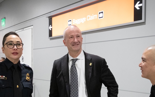 Troy A. Miller, Senior Official Performing the Duties of the Commissioner tours the Port of Las Vegas