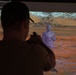 Green Beret shoots target in VirTra simulator