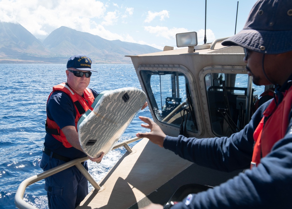 Coast Guard delivers donated surfboards to Maui