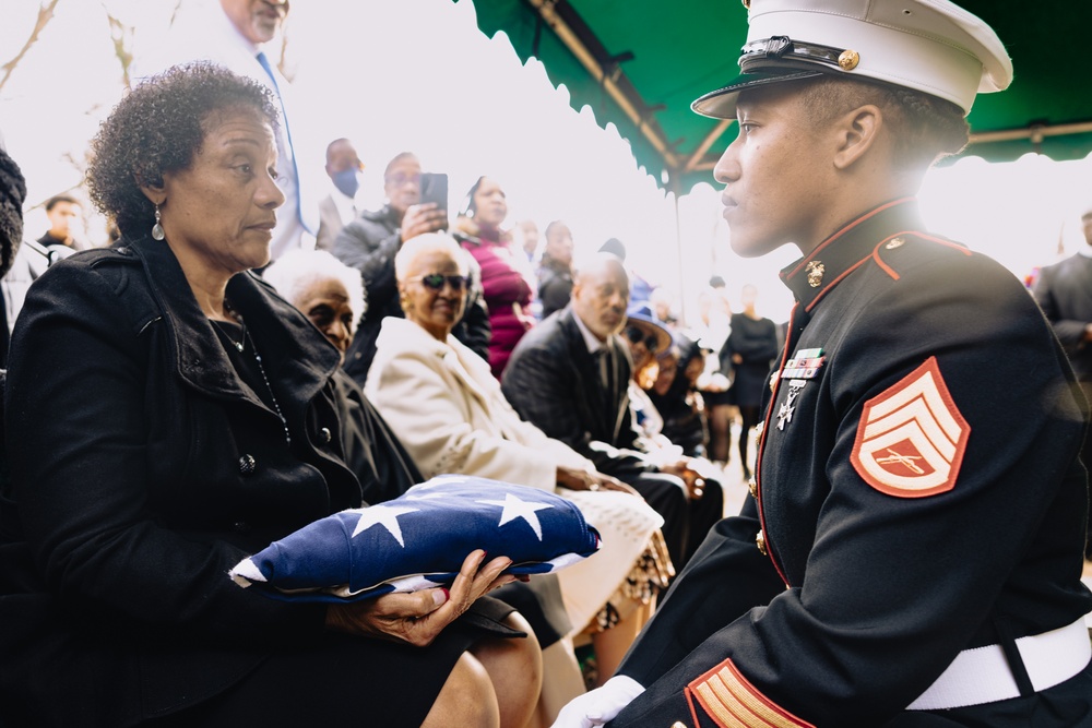 104-year-old Montford Point Marine, WWII veteran laid to rest