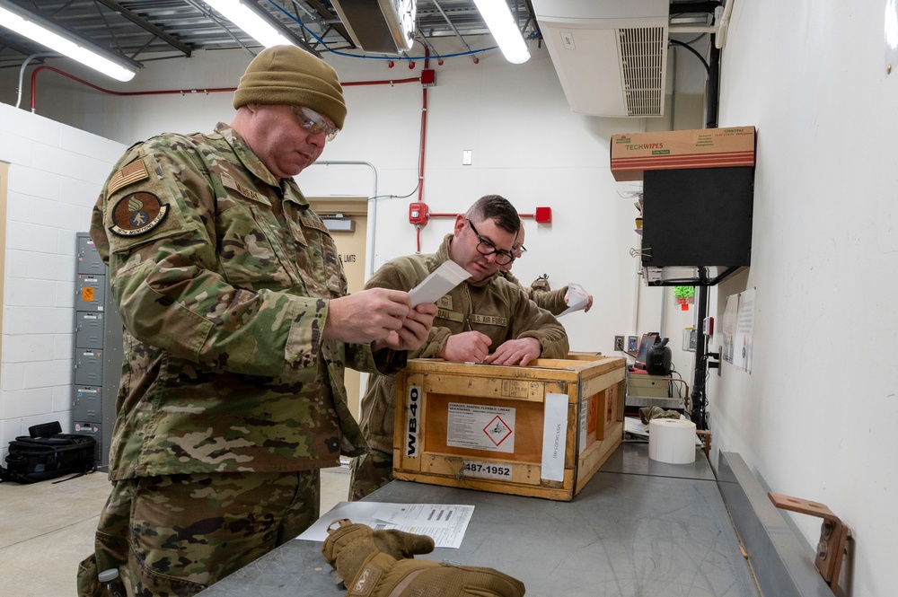 Munitions specialists store, inspect and transport weapons systems
