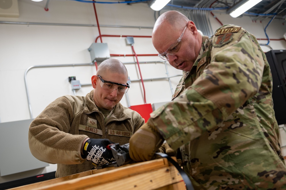 Munitions specialists store, inspect and transport weapons systems