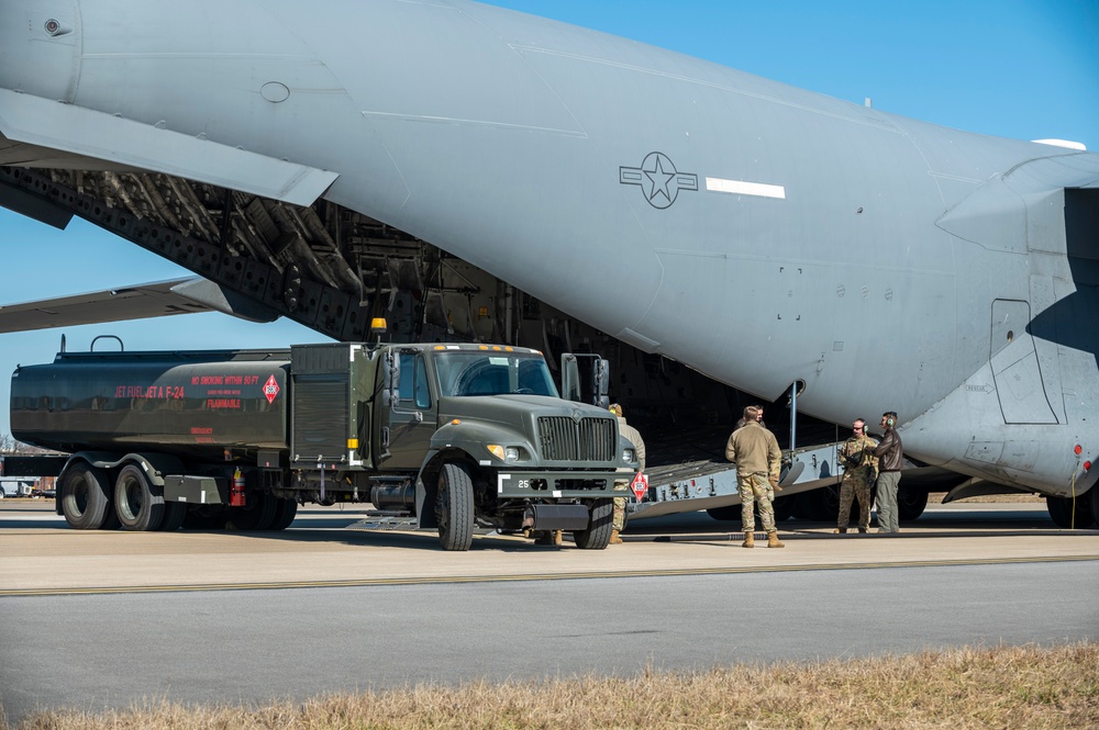 167th AW loadmasters, fuels specialists conduct specialized fueling operations training