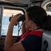 U.S. Coast Guard Station Honolulu reserve boat crew underway off Maui